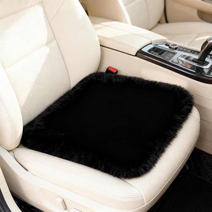 18 Inch Car Seat Plush Cushion Seat Non-Slip Protector Pad for Auto Interior Accessories Office Chair