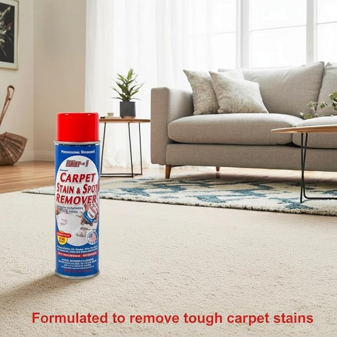 Carpet Spot Remover, Stain and Red wine Remover, and Spot Treatment for Oil, Grease, Urine, Cleaning Performance for Rugs, Upholstery, Fabrics Pack of 3