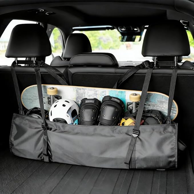 Car Trunk Organizer, Backseat Hanging Trunk Organizer, Portable Car Interior Accessories, Wear-Resistant Oxford Fabric Car Organizers and Storage for SUV, Van, Jeep