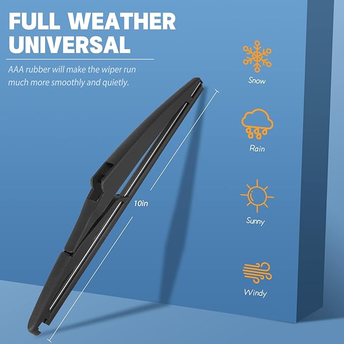 MIKKUPPA 26"+18"+10" Windshield Wipers - Replacement for 2020-2023 Toyota Highlander - U/J Hook All Season Wiper Blades, Pack of 3