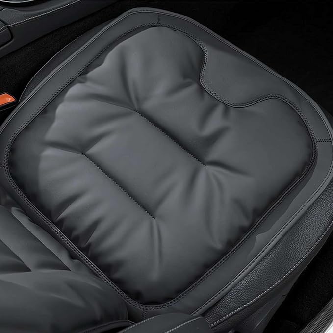 Car Seat Cushion, Livena Custom Pain Relief Car Seat Cushion, Soft Comfortable and Supportive Pad, Memory Foam Seat Pad for Car, Office Or Home Chair