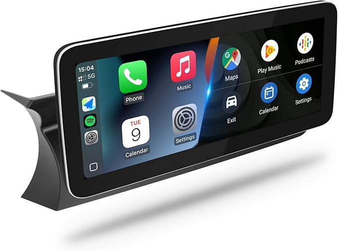 12.3 Inch Linux Car Touch Display Screen for Mercedes Benz 2012-2015 C A CLA GLA Class W204 W176 C117 X156 NTG4.5/4.7 System, Support iOS 26 CarPlay Android Auto Mirror Link