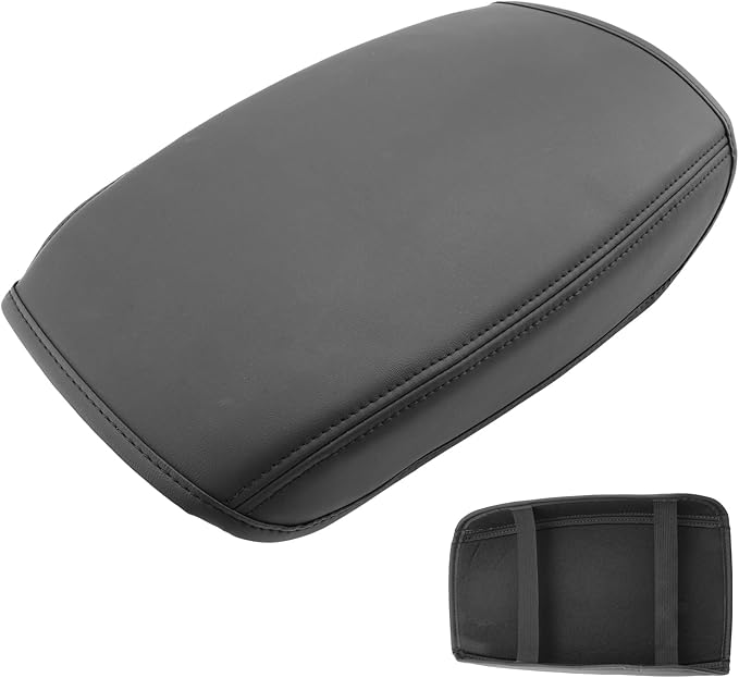 SXCY for 2024 2025 Ford Ranger Armrest Cover for 2024 2025 Ford Ranger Accessories (Lariat/Raptor/XL/XLT) 2025 Ranger Center Console Cover 2025 Ranger Middle Console Cover (Thin Cover Black Line)