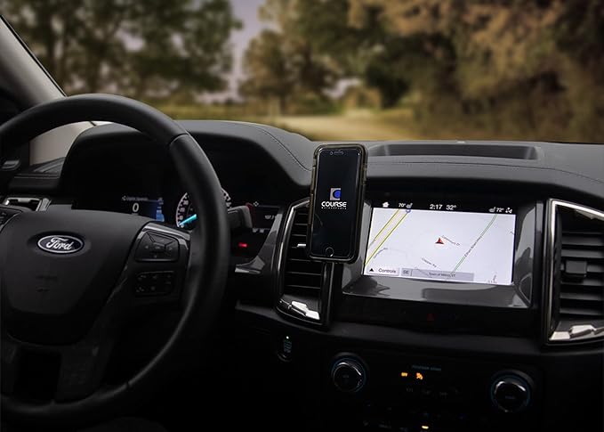 Course Motorsports Direct Fit Phone Mount - Ford Ranger (2017+) with Navigation Magsafe Head - Non Charging Left or Right