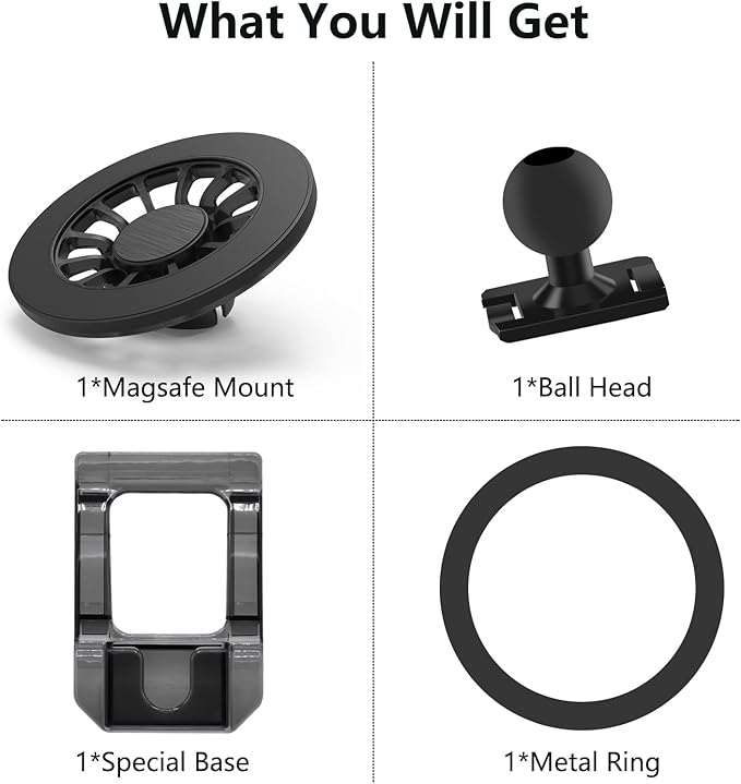 Highlander Phone Mount for Magsafe, Exclusive Fit for Toyota Highlander 2020-2025(not for Grand Highlander), for iPhone 16/15/14/13/12/Mini Series, Air Vent Toyota Highlander Accessories