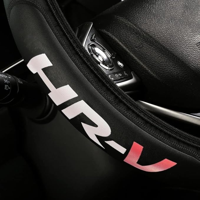 Leather Steering Wheel Cover Compatible with HR-V Car Universal Size