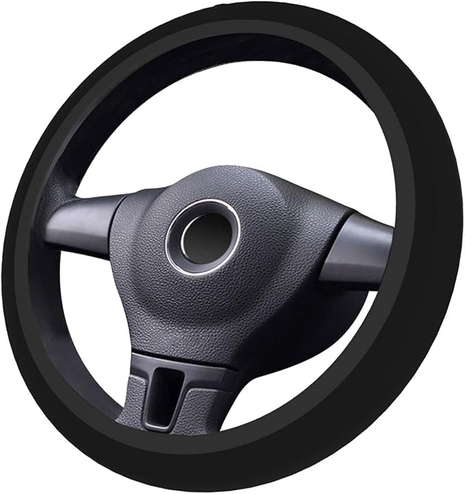 Custom Steering Wheel Cover - Personalized Anti Slip Car Wheel Protector - Add Your Image Text Universal 15 Inch Fit Suit For Cars, Truck, Suv, Trailer (Custom, One Size)