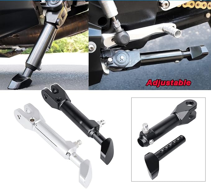 Motobiker Adjustable Kickstand Kick Stand Compatible with BMW S1000RR 2010-2020