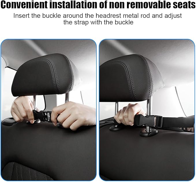 Car Trunk Organizer, Foldable Vehicle Backseat Hanging Organizer with 5 Large Compartments, Space Saving Waterproof Automotive Interior Seat Back Storage Bag, Universal Fit