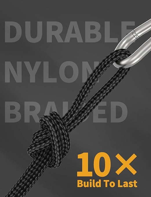 USB C Cable Right Angle [3-Pack, 6.6ft] 3A USB Type C Charger Fast Charging Cable, 90 Degree USB A to USB C Nylon Braided Cord for iPhone 17 16 15 Pro Max Plus, Galaxy S24 S23,Note 20, Moto G, LG, PS5