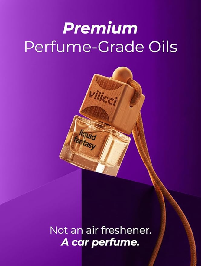 Vilicci Liquid Fantasy Car Air Freshener – Long Lasting Car Diffuser | Refreshing & Odor Eliminating Car Perfume | Vegan & Cruelty-Free Oil Ingredients | Lasts up to 120 days
