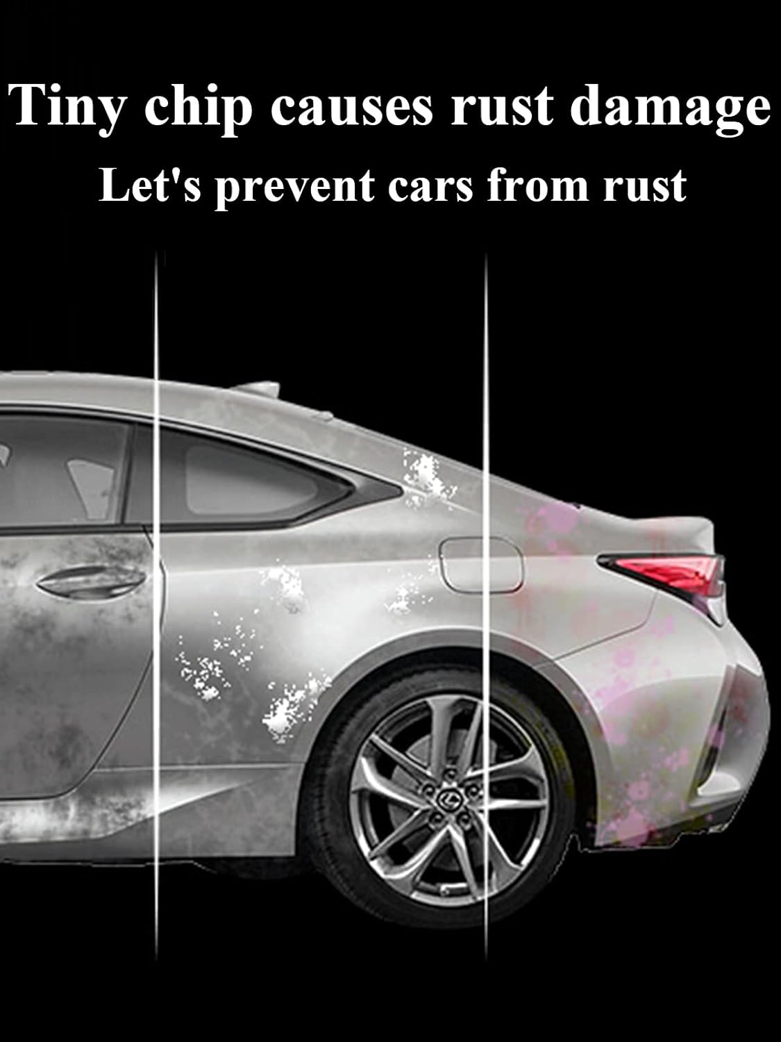 SYOAUTO Summit White GAZ Touch Up Paint Fit for Chevrolet or GMC Auto Touch up Paint Car Scratch Repair Pen Brush and Tip 2 in 1 (Summit White GAZ)
