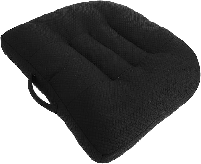 Unomor Car Seat Cushion Lumbar Support Pad for Driving Breathable Heightening Seat Pillow for Short Drivers