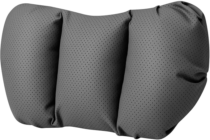 Car Neck Pillow & Lumbar Support for Nissan Altima Maxima Pathfinder Armada Rogue Sentra Versa Kicks Murano Leaf Ergonomic Breathable Mesh Auto Seat Back Cushion Headrest,Black-Neck Pillow