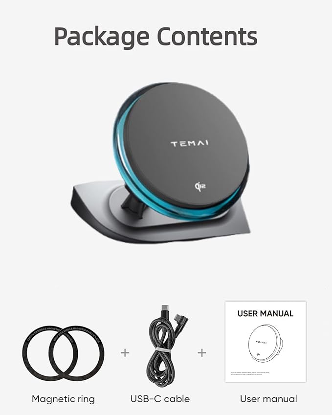 Persevere for Tesla Phone Mount Model 3 Highland 2024-2025 & Model Y Juniper 2025, 15W Qi2 Wireless Charger Strong Magnetic Holder, Fixed Driver Left Air Vent for 4-6.9" Smartphones, Anti-Slip
