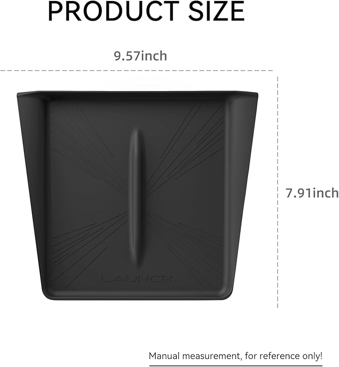 LUCKEASY Wireless Charging Pad for Tesla Model Y Juniper 2025 2026 Center Console Wireless Charger Pad Non-Slip Silicone Mat for Model Y Accessories Black (Lightspeed Texture)