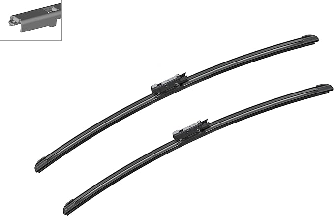 BOSCH 3397118955 AeroTwin OE Replacement Wiper Blades Driver & Passenger Side - Set of 2 (24" & 23") Top Lock