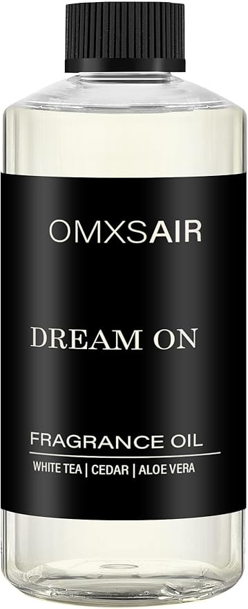 Hotel Diffuser Oil Dream on Long-Lasting Waterless Essential Oil for Large Spaces | White Tea, Vanilla & Cedarwood Blend | Aromatherapy Scented Oil | for Home Office(500ml/16.9FL oz)