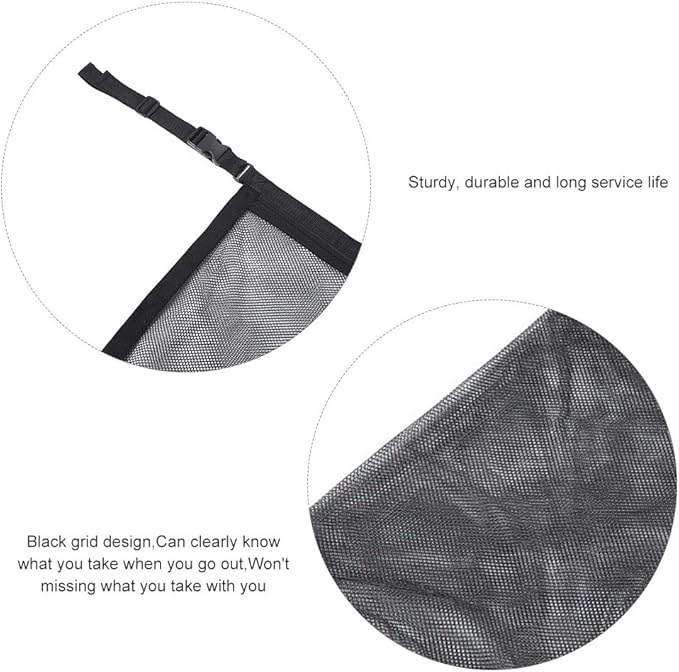 Restokki Black Oxford Cloth Outdoor Travel Multifunction Expand Car Roof Back Storage Bag