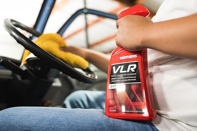 Mothers VLR Vinyl-Leather-Rubber Care, 1 gal. — Cleans, Conditions & Protects In One Step – pH Balanced Formula with Neatsfoot Oil & Lanolin To Protect Against Drying, Fading & Cracking (06522)