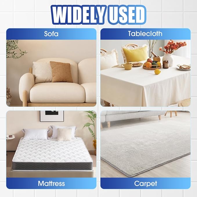 Fabric Sofa Cleaner, Carpet & Upholstery Stain Cleaner Spray Expert Stain and Odor Remover – Pet & Kid Safe Rug Cleaner, Fast-Drying, Formula for Carpets, Rugs & Fabric (2PCS)