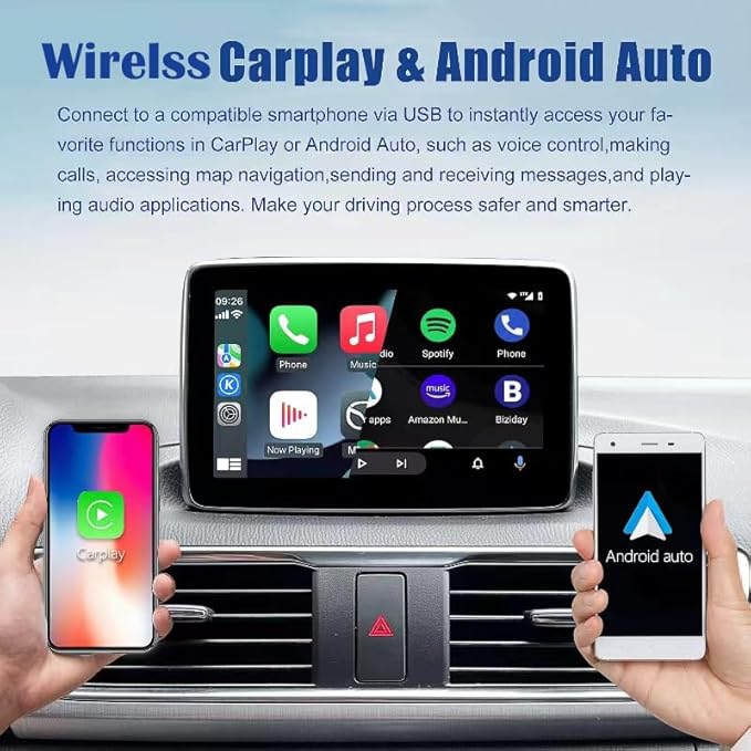 HMYC Mazda Wireless Carplay Retrofit Kit, TK78-66-9U0C OEM USB Hub Fits to MZD Connect System Compatible with Mazda 2/3/6/CX3/CX5/CX9/MX5 2014-2020(Only Supporting Wireless Carplay NO Android Auto)