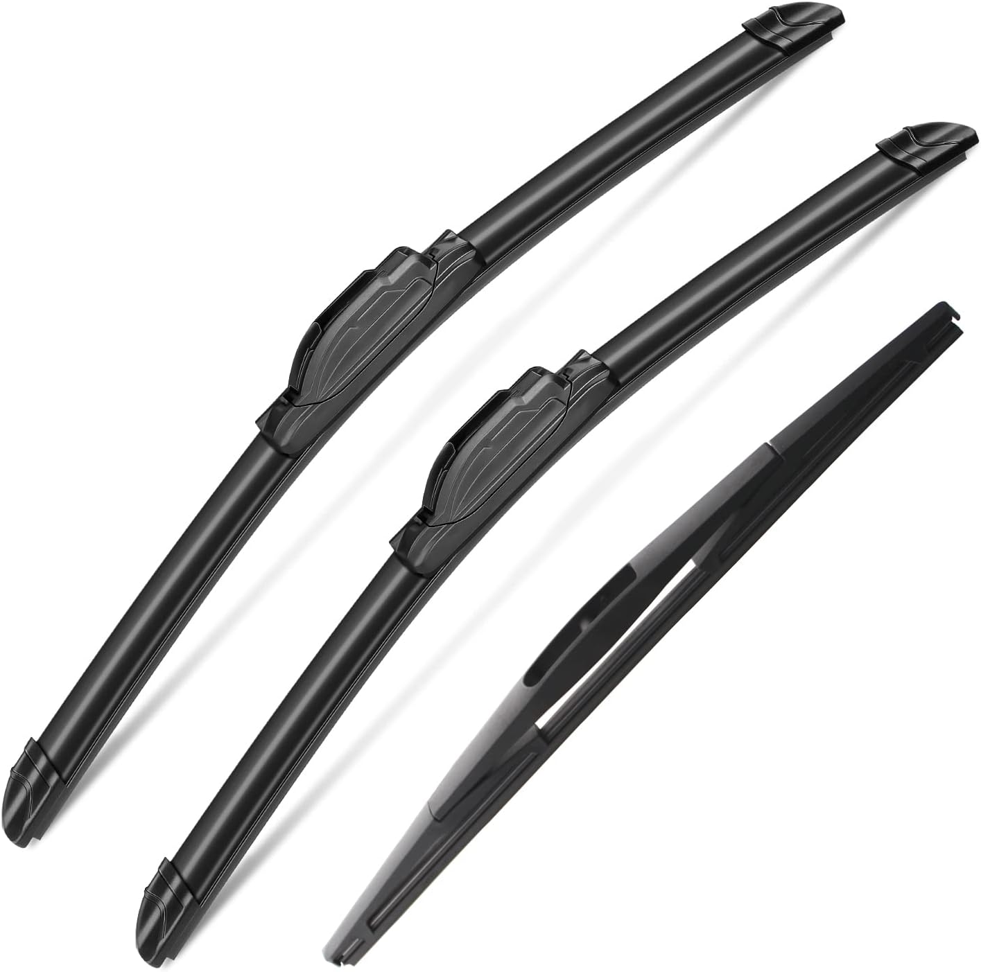 3 Wipers Set for Subaru Impreza 2008-2012, Windshield Wiper Blades Original Equipment Replacement Front and Rear- 24"/16"/16B" (Pack of 3) J- HOOK
