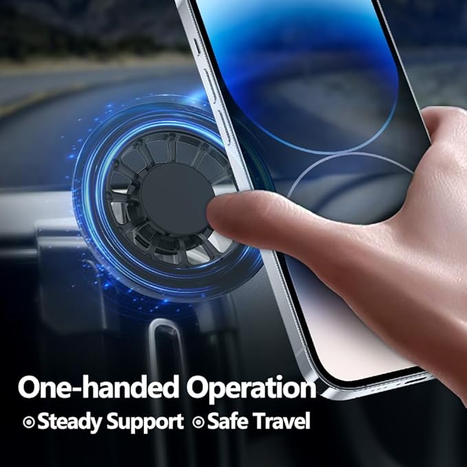 CLEC Fits for Magsafe Car Phone Holder Mount for 2019-2025 Volvo XC40 Magnetic Phone Holder Adjustable for Car Vent for iPhone 17/16/15/14/13/12 Series Magsafe Case All Phones