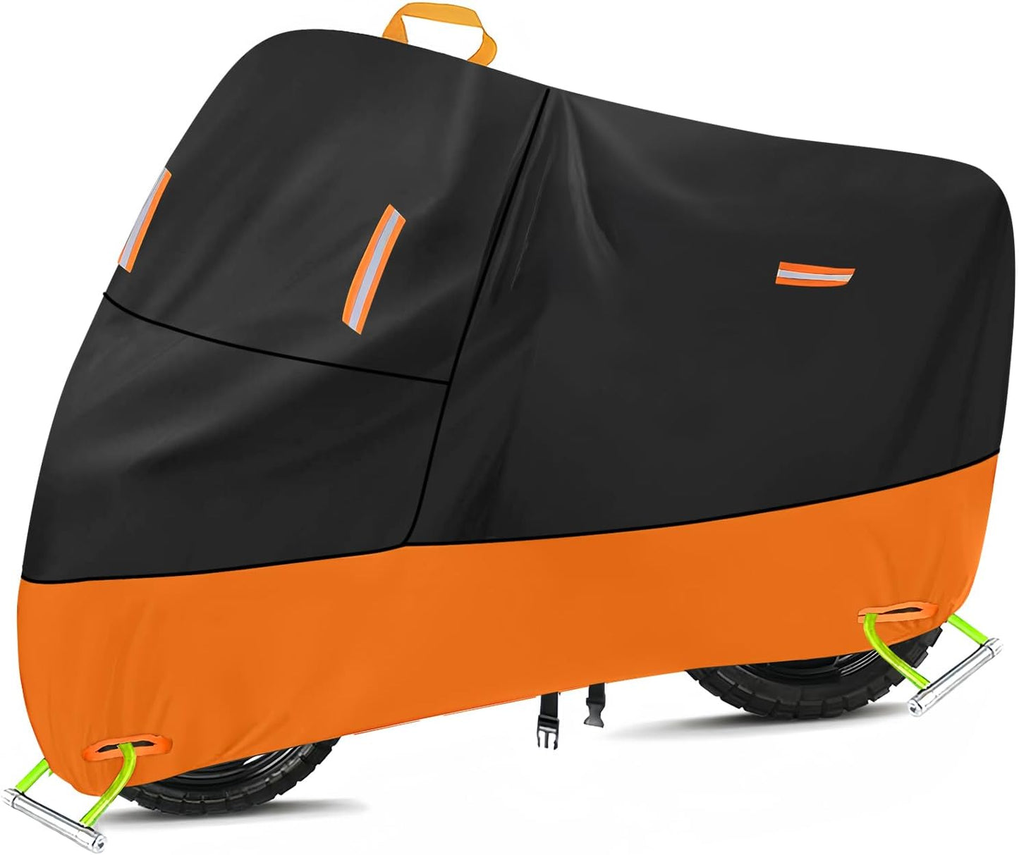 Mini Motorcycle Cover for Honda Grom MSX125, 300D Oxford Waterproof Storage, Small Motorcycle Covers All Weather Protection for Navi Monkey 125 Kawasaki Z125 Pro Papio (M 72" x 33" x 39")