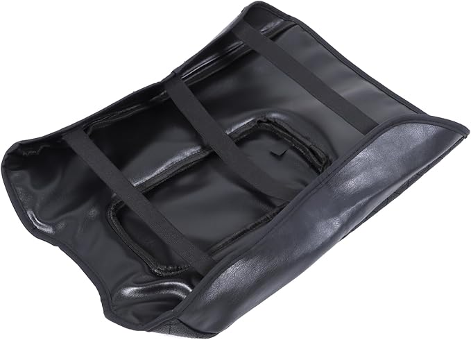 Aunginsy Leather Center Console Armrest Cover Compatible with Toyota Tundra 2014-2021, Car Middle Console Cushion Lid Pad Scratch Protector, Armrest Seat Box Cover with Pocket Storage Bag Accessories