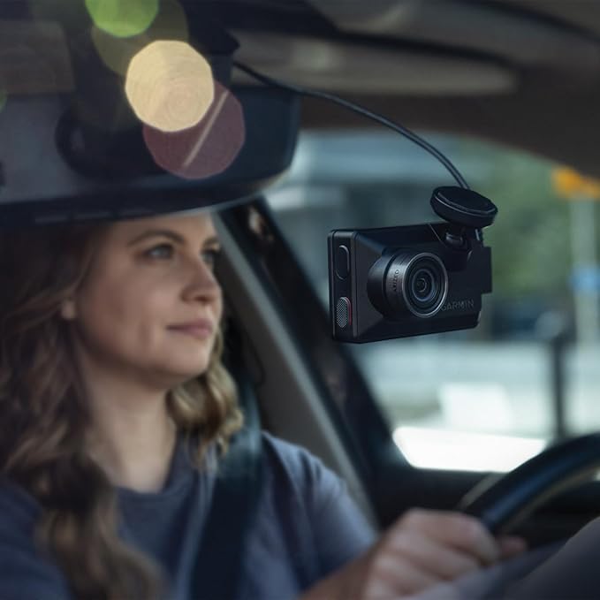 Garmin Dash Cam X110 Compact 1080p HD Camera | 140° FOV, Clarity Polarizer, Voice Control, GPS, 2.4" Display, Automatic Incident Detection Recording | Signature Series 64GB Micro SDXC Card