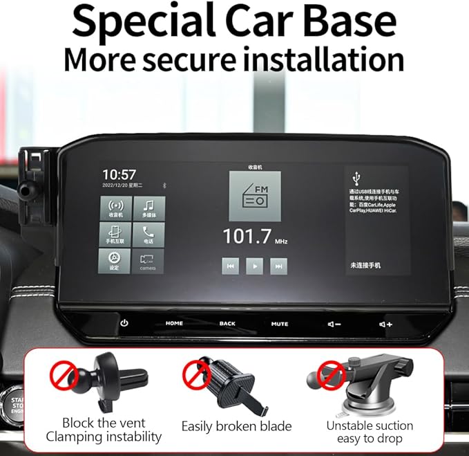 Car Magnetic Phone Mount for Mitsubishi Outlander 2022 2023 2024 （ 9 inch Screen ） Auto Interior Accessories Best Cellphone Holder Fast 15W Wireless Charger Cell Phones Charging Stand