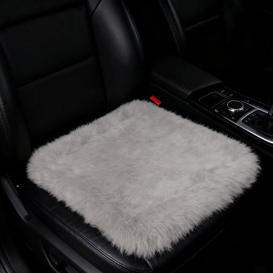 18 Inch Car Seat Plush Cushion Seat Non-Slip Protector Pad for Auto Interior Accessories Office Chair