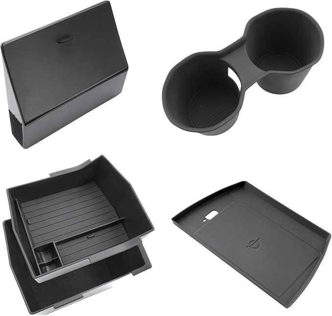 LFOTPP for Forester Center Console Organizer for 2025 Forester (Base/Sport/Limited/Touring) Middle Armrest Storage Box,Non-Slip Waterproof 5PCS Interior Accessories - NOT for 2025 Wilderness