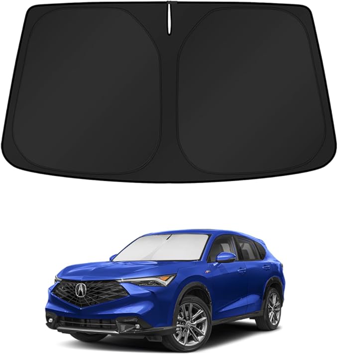 KUST Windshield Sun Shade for 2024 2025 Acura ADX Window Accessories Shade Sun Visor Cover Foldable Block UV Rays