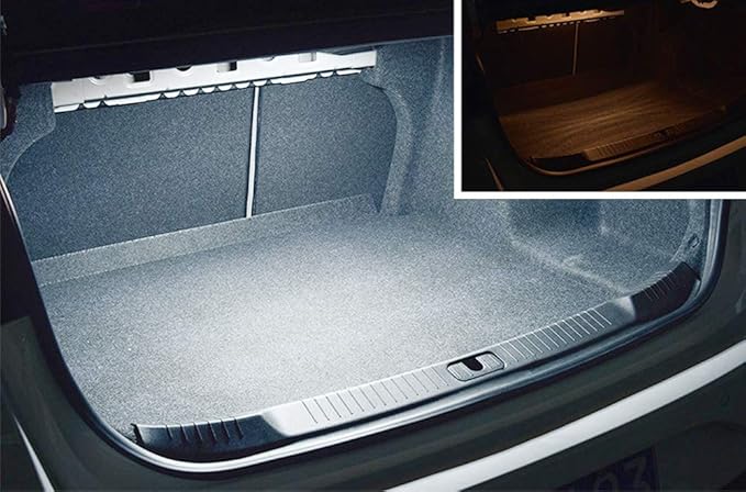 iJDMTOY 18-SMD-5050 LED Strip Light Compatible with Car Trunk Cargo Area or Interior Illumination, Xenon White
