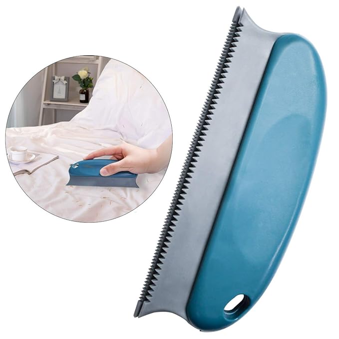 TTSAM Pet Hair Remover Brush ABS Double Serrated Structure Pet Hair Detailer for Car Interiors Furniture Carpet Couch Sofa Bed Clothes Blinds Cat & Dog Hair lint Remover Brush