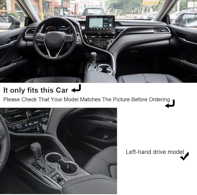Compatible with Toyota Camry 2018-2023 USB Type-C Splitter Adapter Fast Charger Shunt Hub Docking Station Interior Product Accessories