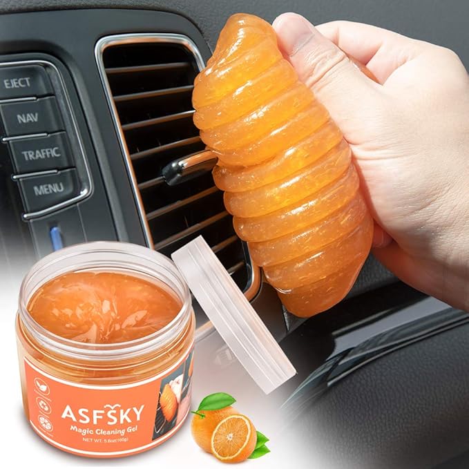 ASFSKY Car Cleaning Gel for Car Detailing Car Vent Cleaner Car Crevice Cleaner Keyboard Cleaner Cleaning Putty Dust Remover
