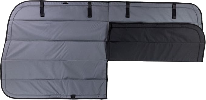 VanEssential Insulated Magnetic Blackout Window Cover Designed for Mercedes-Benz NCV3 & VS30 144 Length Van Rear Qtr Window (Left Hand Side) - Charcoal Gray