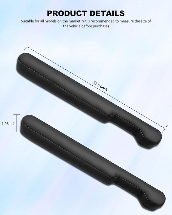 Leather Car Seat Gap Filler Spacer Universal Seat Gap Filler Plug for Car SUV Truck Fit Organizer Fill The Gap Between Seat and Console Stop Things from Dropping