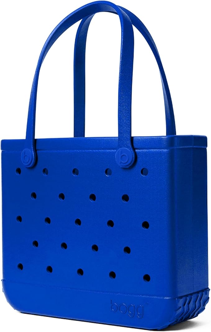 BOGG BAG Medium Tote – 15” x 12.5” x 5” – Durable, Washable, Tip-proof – Beach, Pool, Boat, Work, Sports (Blue-eyed)