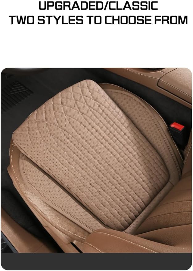 Car Seat Cushion Fit for BMW Accessories Front and Rear Seat Pad for Car Driver Seat Office Chair Chestnut Brown(1PC)