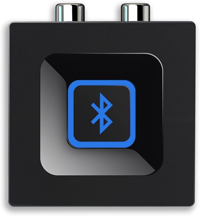 Bluetooth Audio Adapter for Music Streaming Sound System, Esinkin Wireless Audio Adapter Works with Smartphones and Tablets, Bluetooth Receiver for Home Stereo