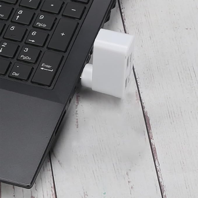 Rotatable USB Hub – ABS 4.5x5.5x2cm | USB Hub, 4 Port Mini USBs Extender with 480Mbps High Speed Data Transfer and Rotating Design | Multifunctional Splitter for Notebook Laptop Tablet Car Use