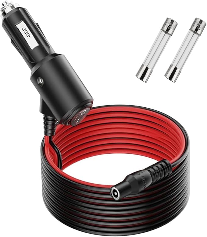 14V Car Charger Cable for NOCO Jump Starter Compatible with NOCO GB70 GB150 GB250+ GB251+ GB500 GB500+ Genius Boost Ultra Safe Lithium Jump Starter Battery Car Power Adapter Cord