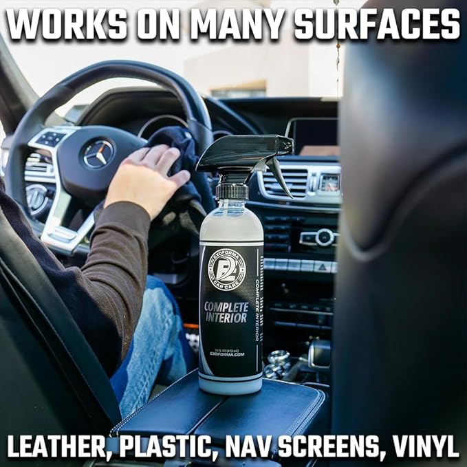 ExoForma Complete Interior - Multipurpose Car Interior Cleaner & Protectant From UV - Car Cleaning Supplies - Matte Finish & Fresh Linen Scent, 128 oz