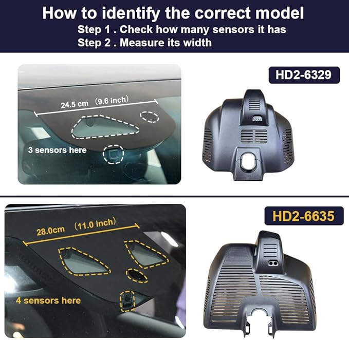 Fitcamx Front 2K+Rear 1080P Dash Cam Adapts for Mercedes-Benz C-Class 2022-2025 C300 Sedan Coupe Cabriolet (HD2-6635), OEM Style, Dual Loop Recording, WiFi & APP, G-Sensor, Easy to Use, 64GB Card