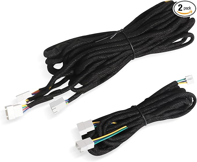 2PCS Dreamcolor Acrylic Interior Car LED Strip Light Extension Wire, which fit for Dreamcolor Main Controller Connects and sub-Controller kit (not Including), Not fit dreamcolor 1 Lights