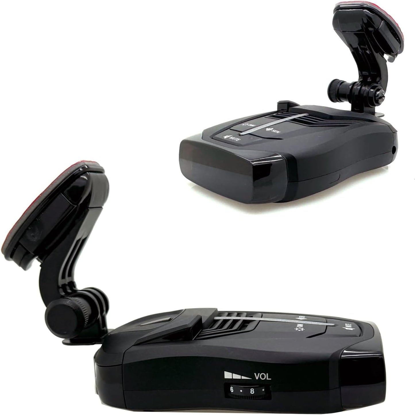 Radar Detector Easy Connect 3M Windshield Adhesive Mount for Cobra iRadar ESD SPX RAD 480i 450 350 380 7800BT Radar Detector, Black, GP18+KLP-MAX2_LYHC